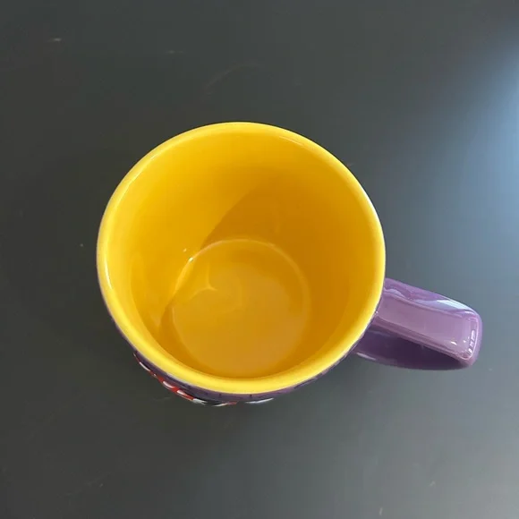 Disney Parks Minnie Mouse Personality 3D Purple and Yellow Mug - Picture 6 of 7